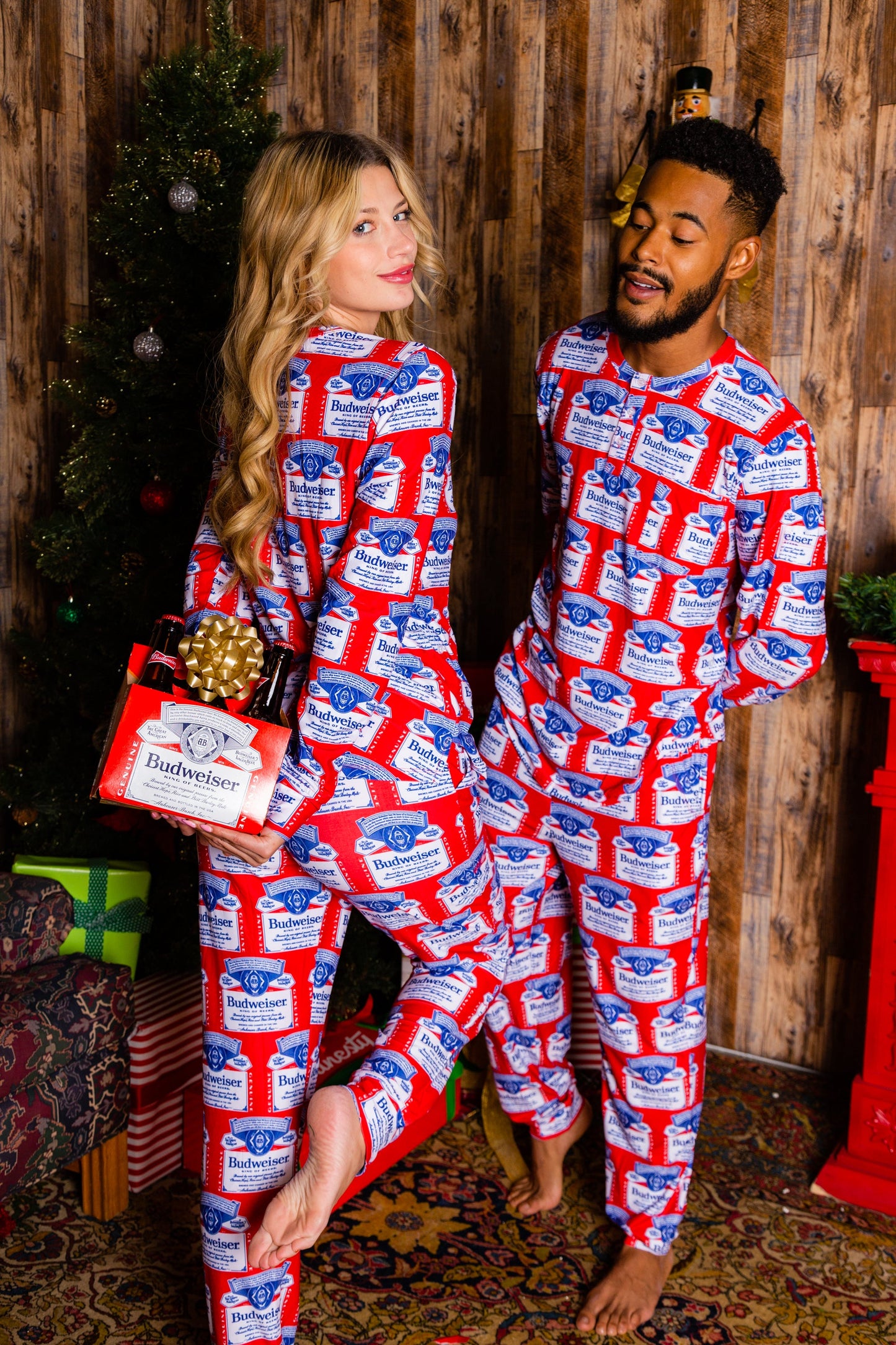 The Malt And Hops | Mens Budweiser Pajama Top