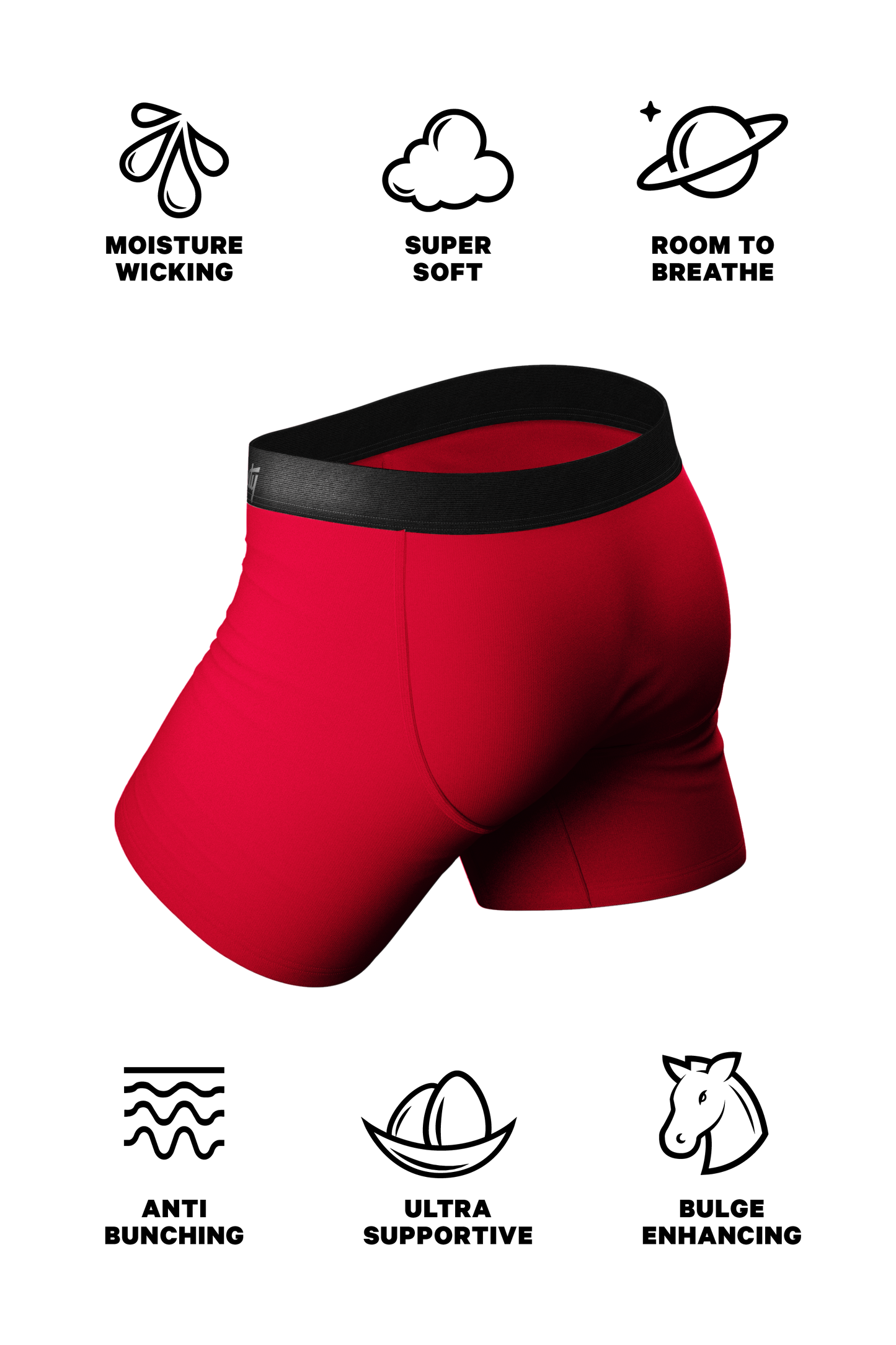 The Red Dong Effect | Red Ball Hammock® Pouch Underwear With Fly