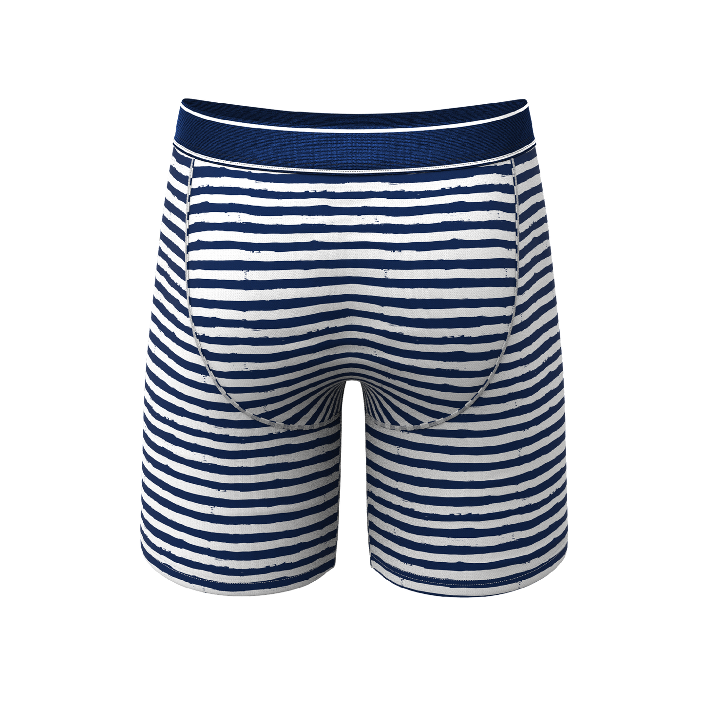 The Sailor | Nautical Stripe Long Leg Ball Hammock® Pouch Underwear With Fly