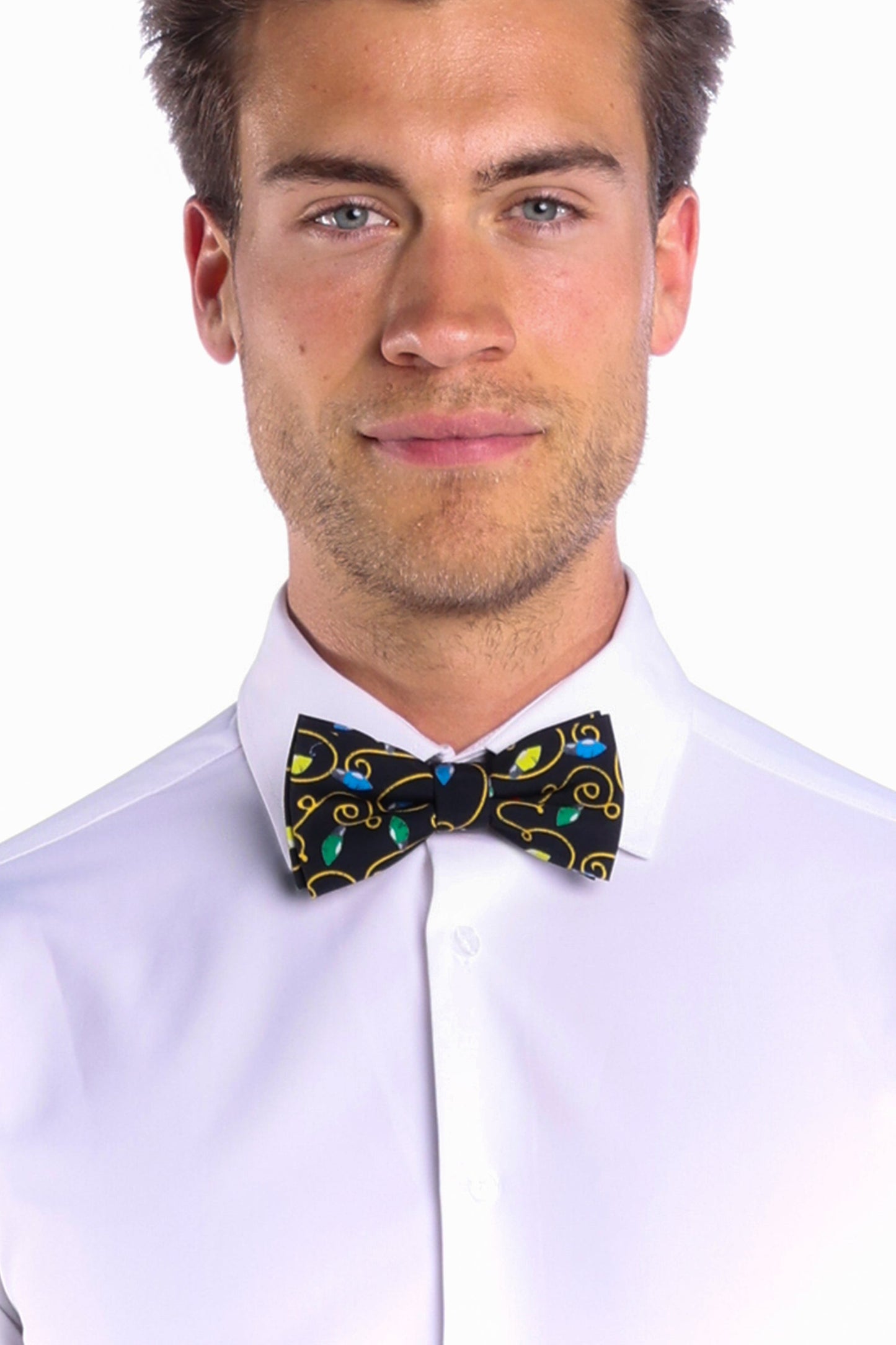 The Duke Of December | Christmas Lights Ugly Christmas Bow Tie