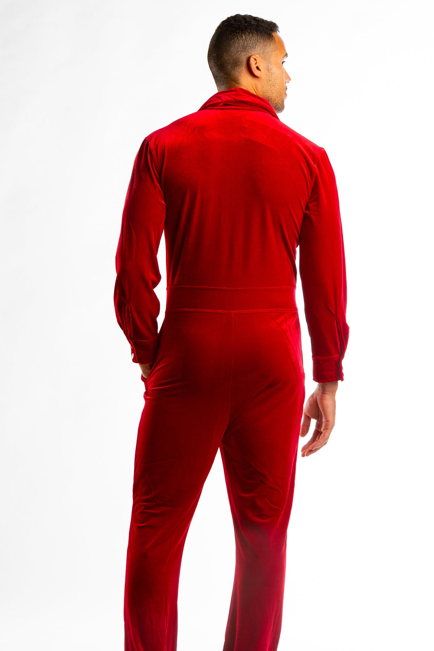 The Smoking Dens | Red Velvet Flight Suit