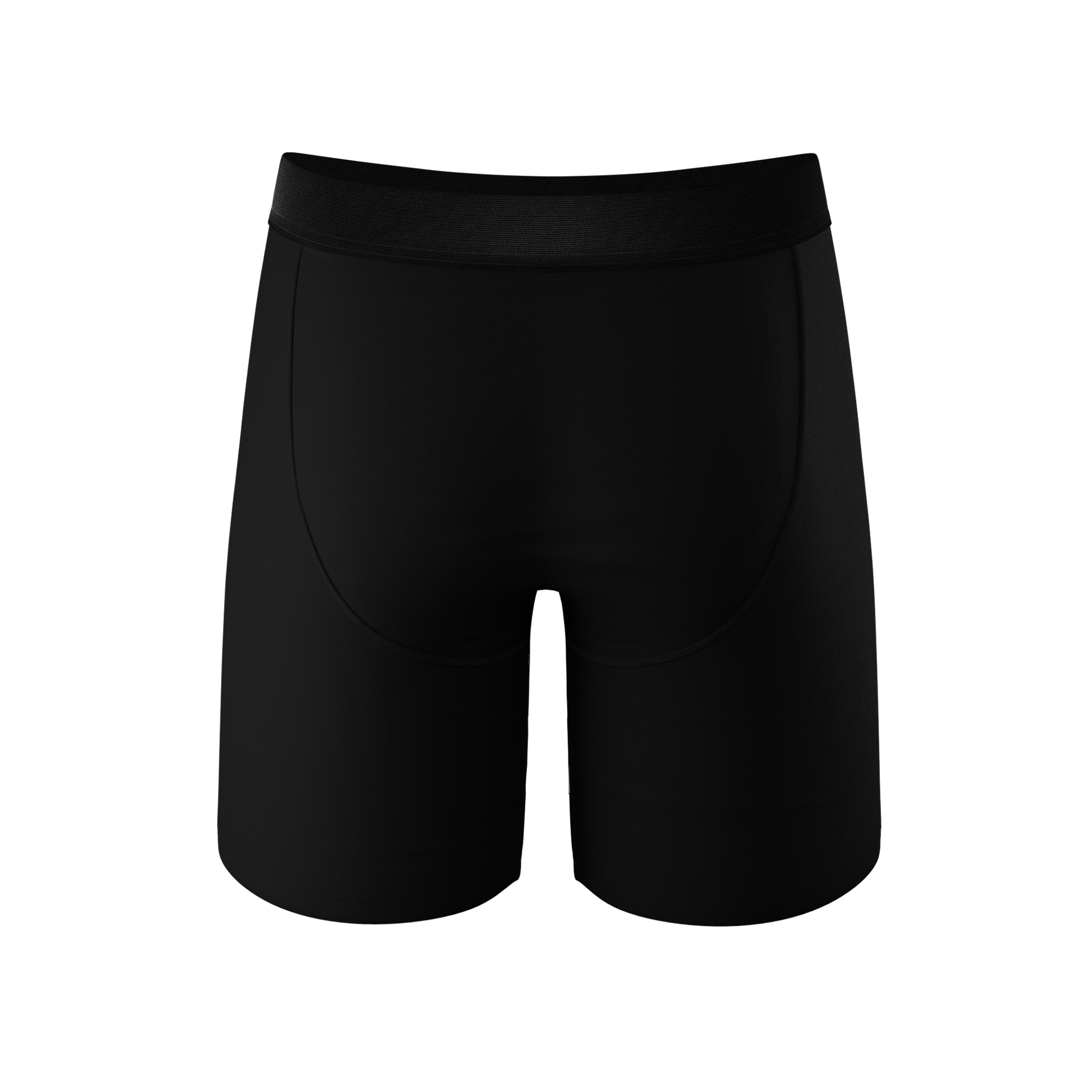  The 009 | Black Tuxedo Long Leg Ball Hammock® Pouch Underwear With Fly