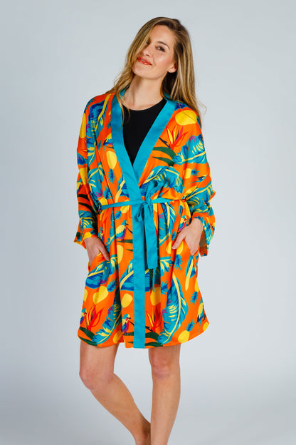 The Cruise Ship Casanova | Women's Unisex Hawaiian Party Kimono