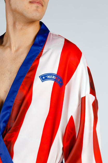  The Mascot | American Flag Bald Eagle Kimono