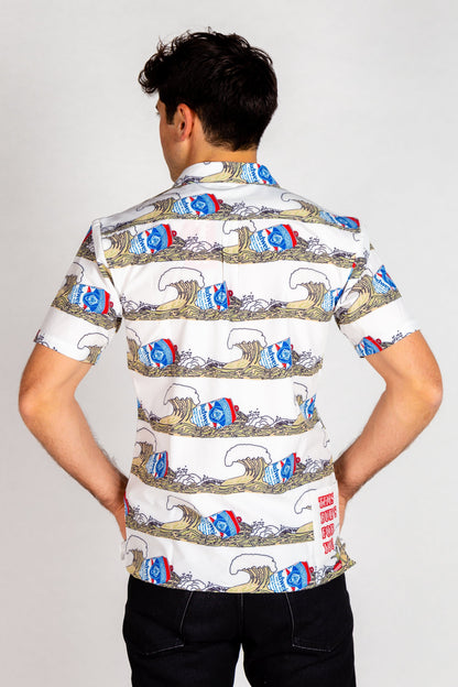  The Shaka Brew | Budweiser Surfer Hawaiian Shirt
