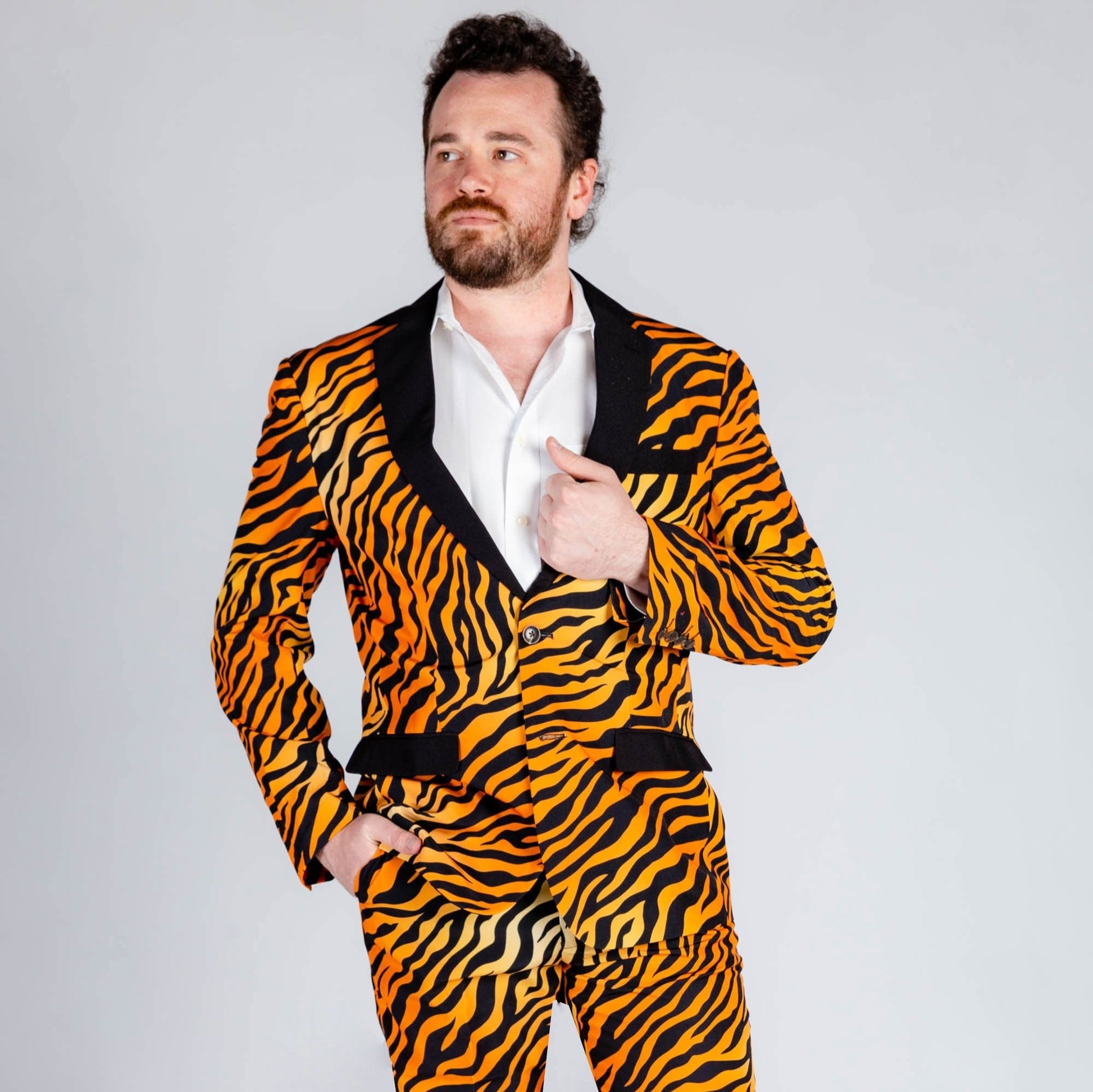  The Make Them Purr | Tiger Print Suit