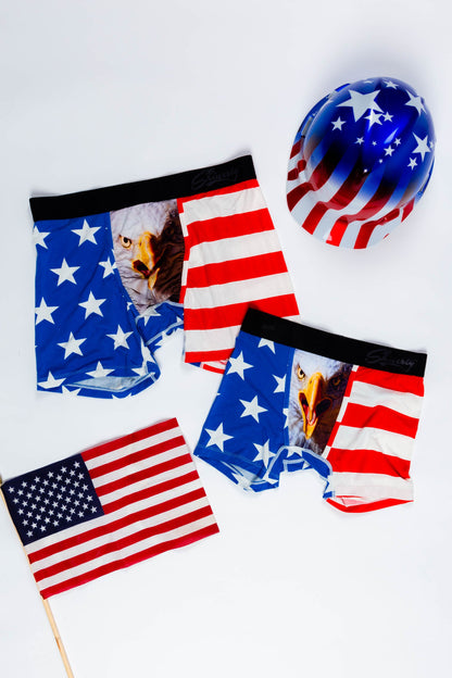  The Mascot Jr. | American Flag Boxer Brief For Boys