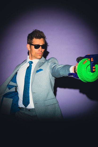  The Shoreline | Blue Floral Ultimate Suit