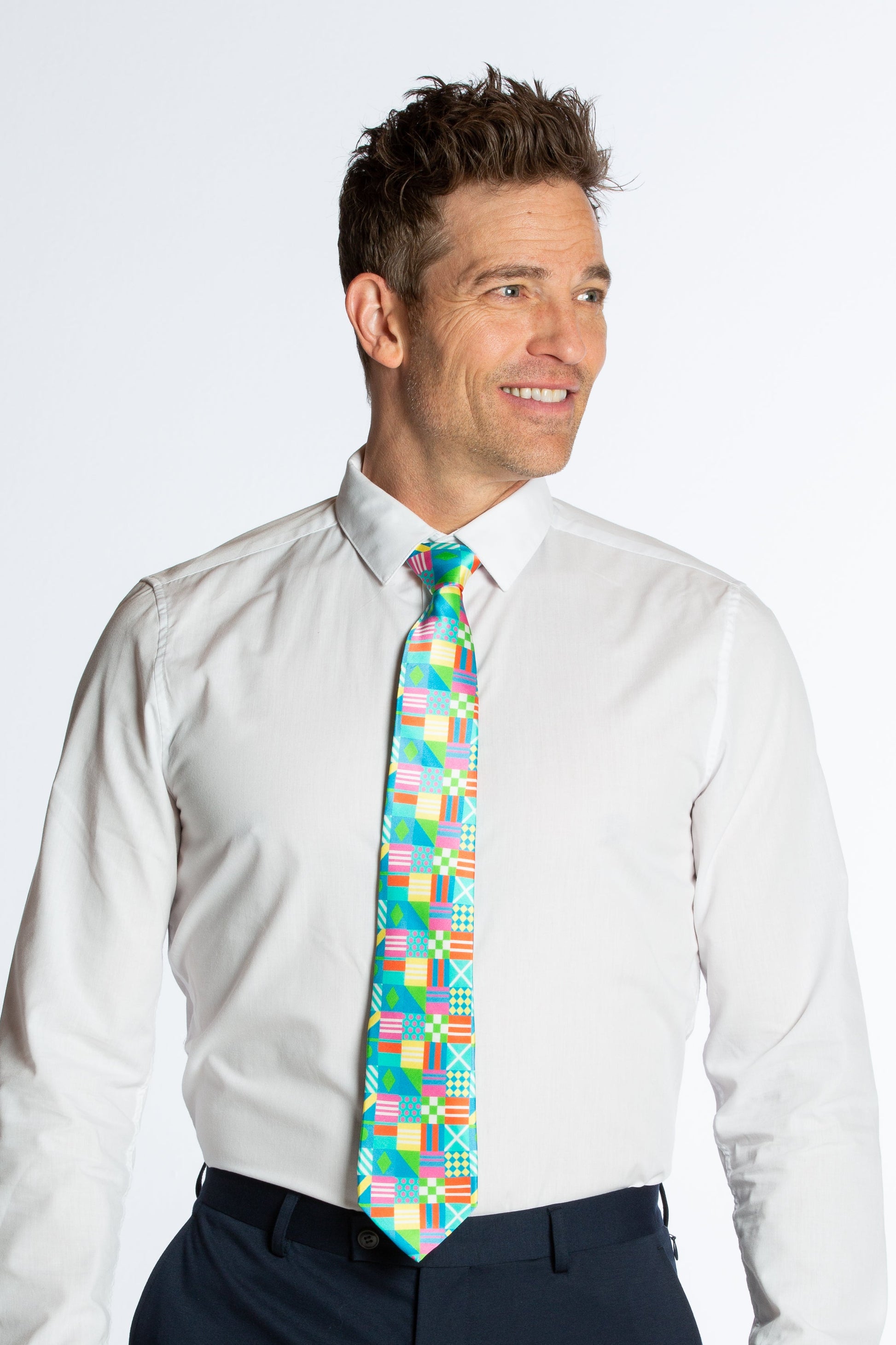  The Executive | Patchwork Flag Ultimate Pocket Tie