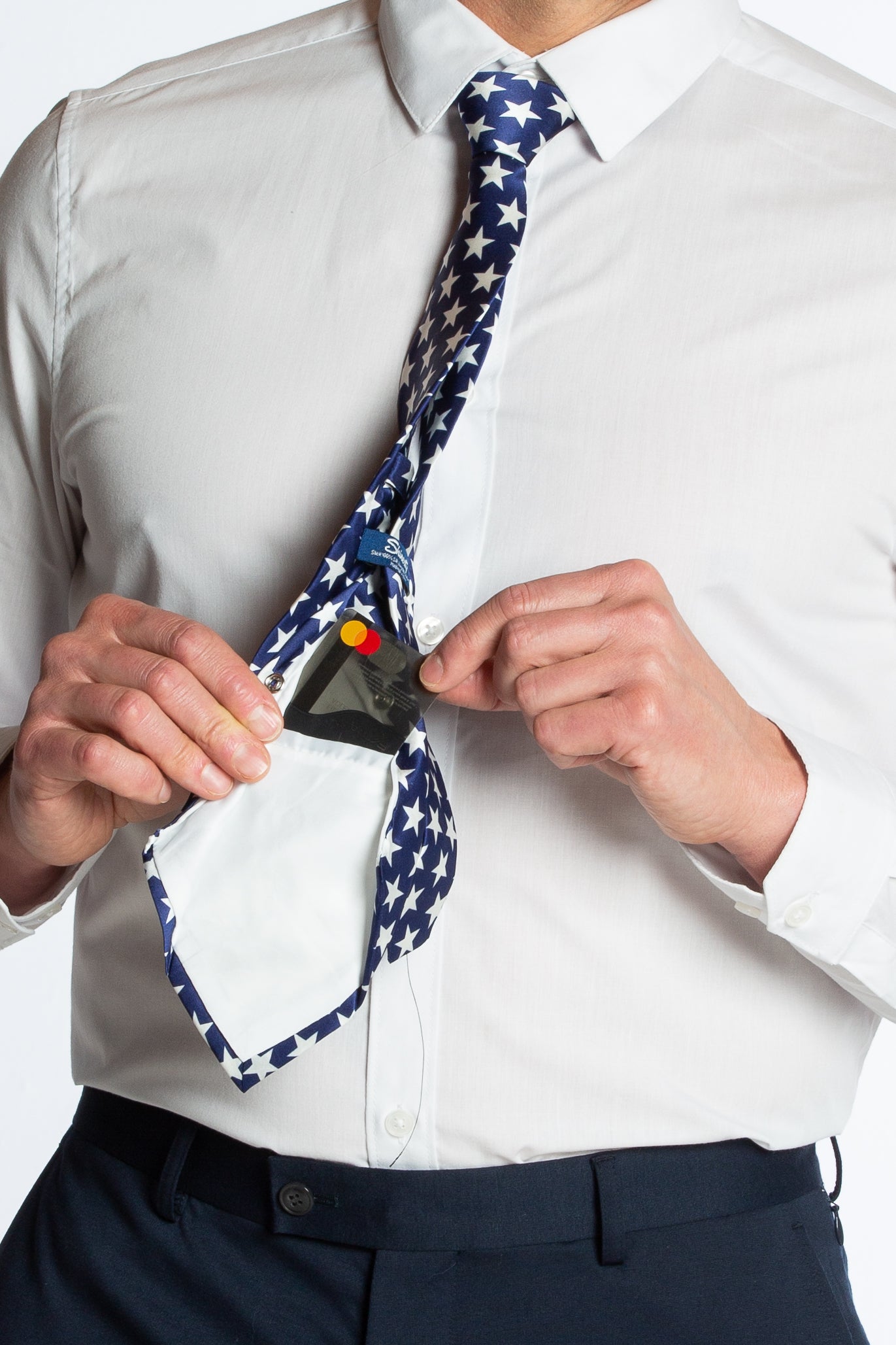  The Alpha | American Flag Ultimate Pocket Tie
