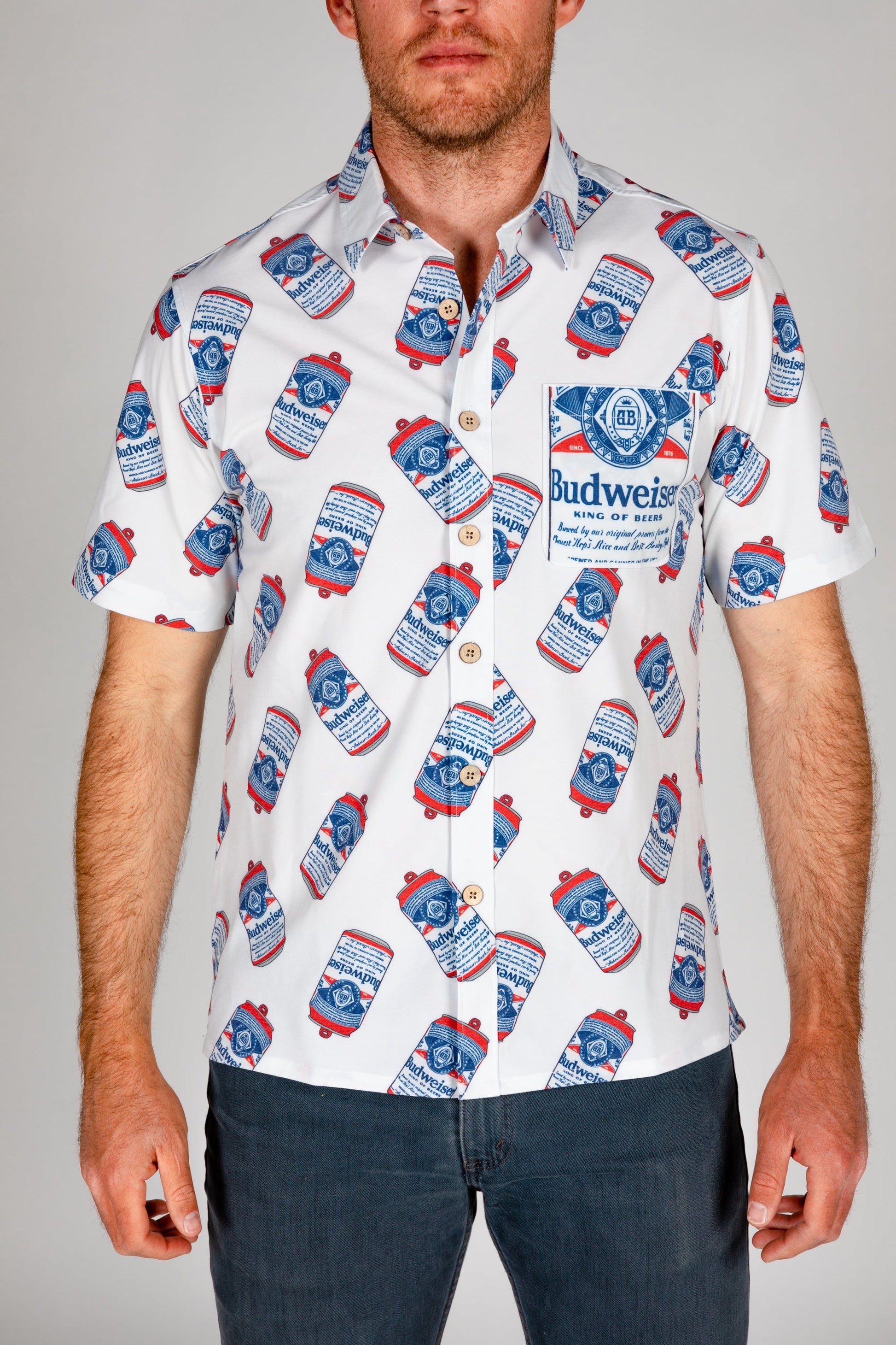  The Diesel | Budweiser Short Sleeve Hawaiian
