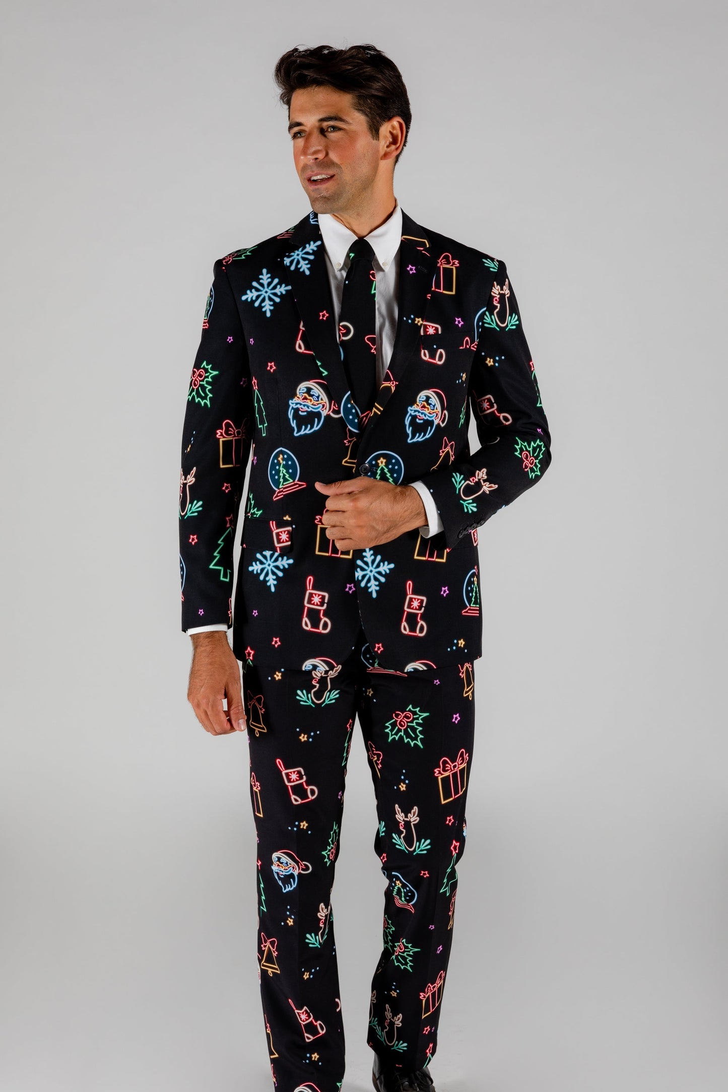  The Naughty Neon Noel | Neon Lights Christmas Suit