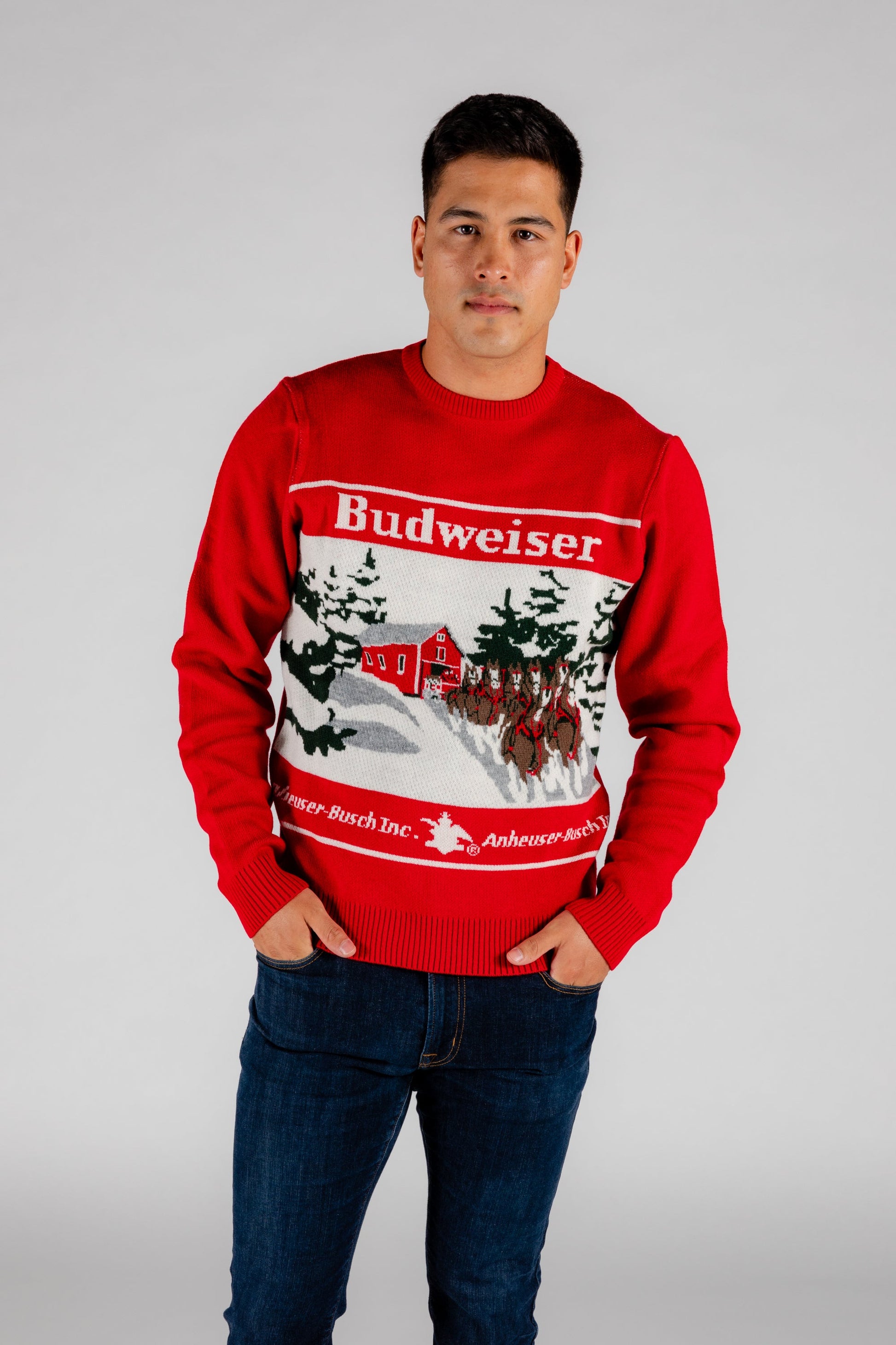  The Classic | Budweiser Ugly Christmas Sweater
