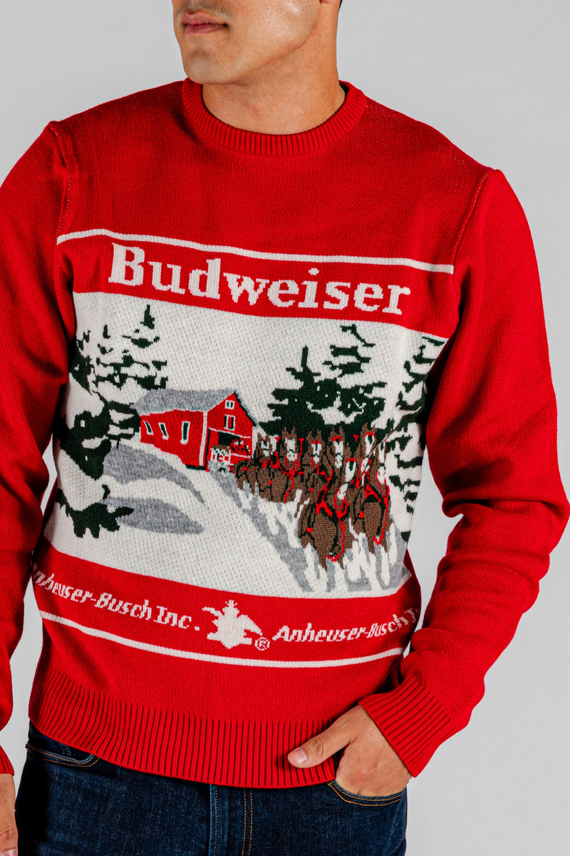  The Classic | Budweiser Ugly Christmas Sweater