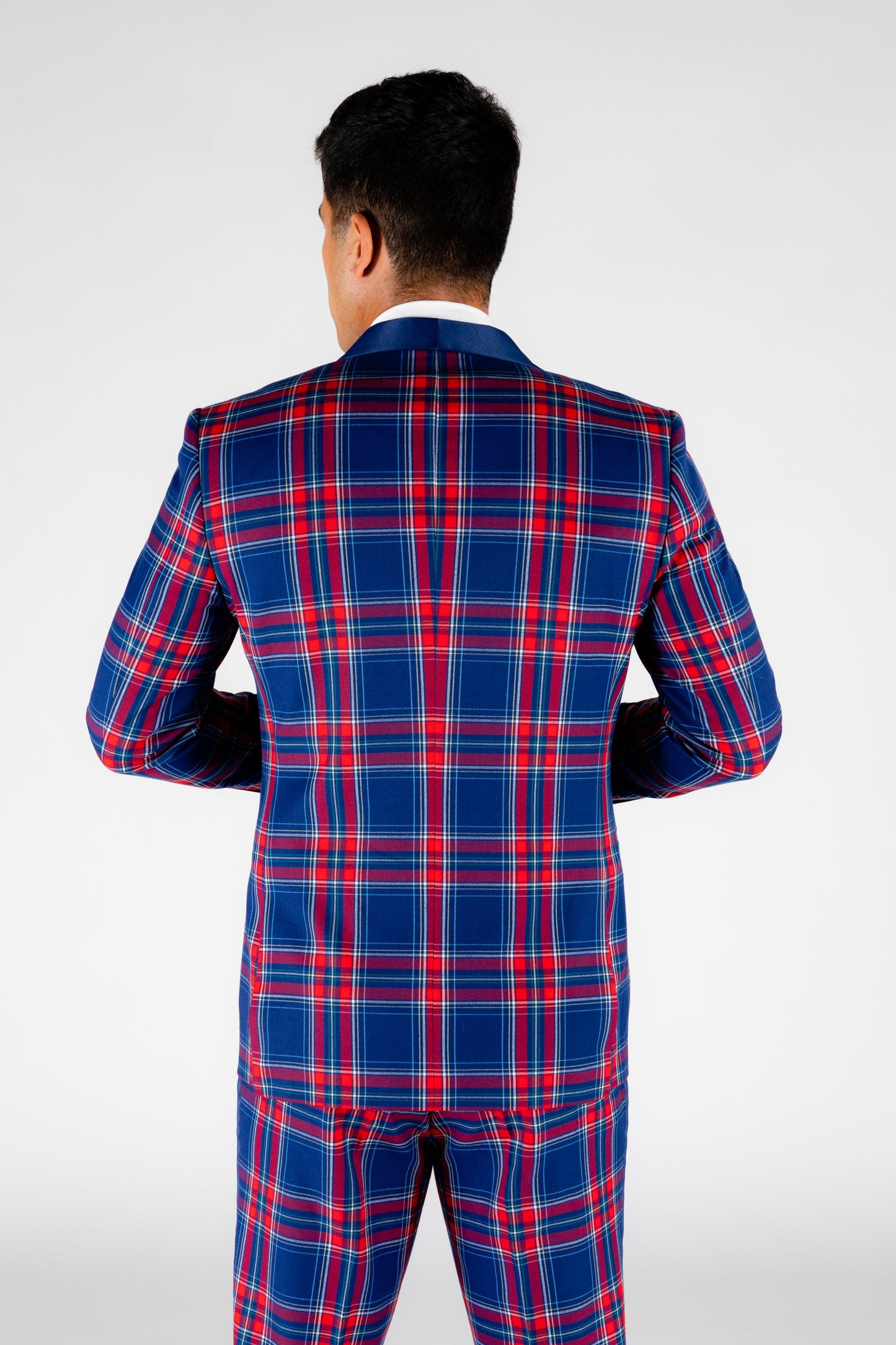  The Foyer Fornicator | Plaid Tuxedo With Stretch