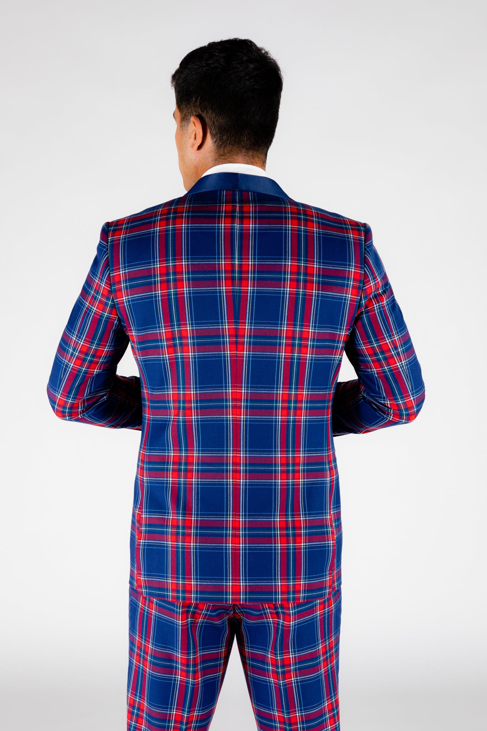  The Foyer Fornicator | Plaid Tuxedo With Stretch