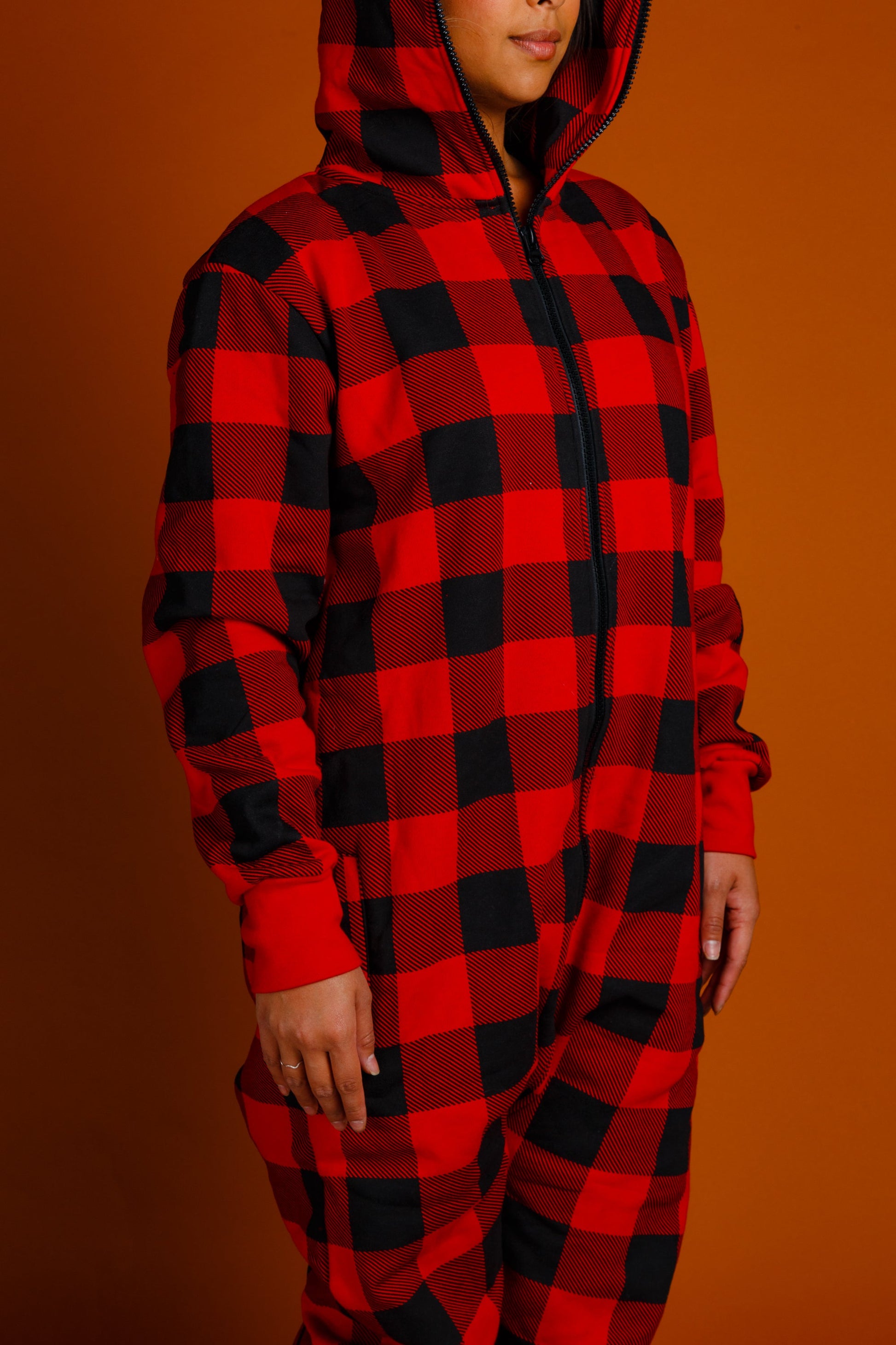  The Lumbersexual | Ladies Unisex Buffalo Check Adult Onesie