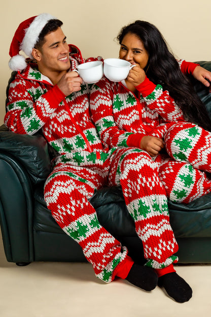  The Red Ryder | Knit Print Christmas Onesie