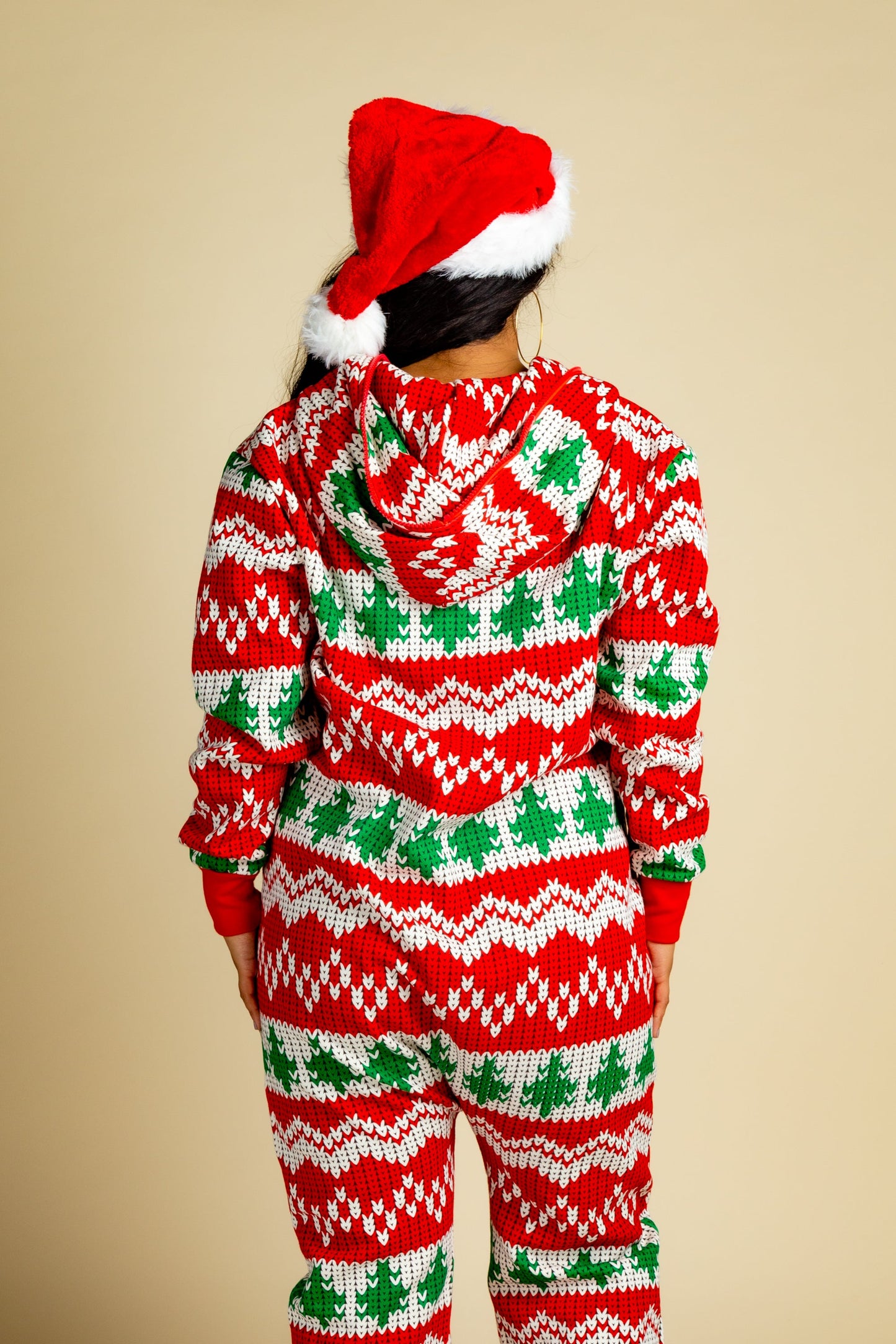  The Red Ryder | Ladies Unisex Knit Print Christmas Onesie