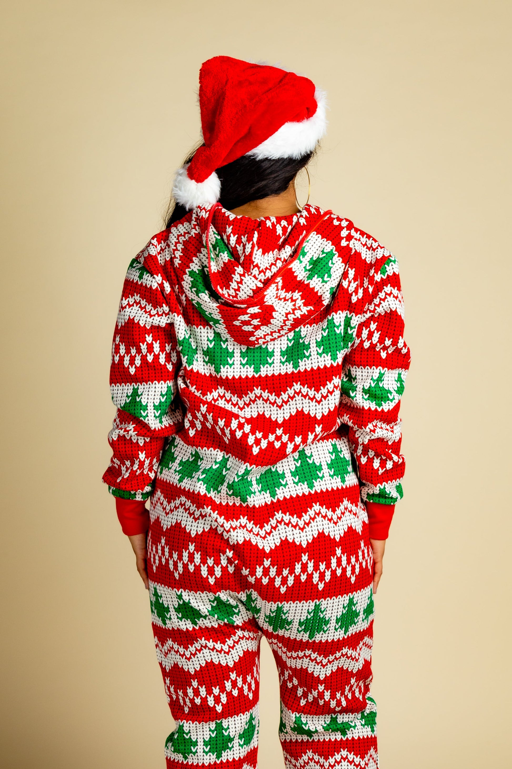  The Red Ryder | Ladies Unisex Knit Print Christmas Onesie