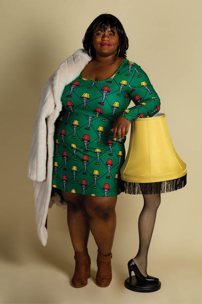  The Fragile | Leg Lamp Christmas Skater Dress