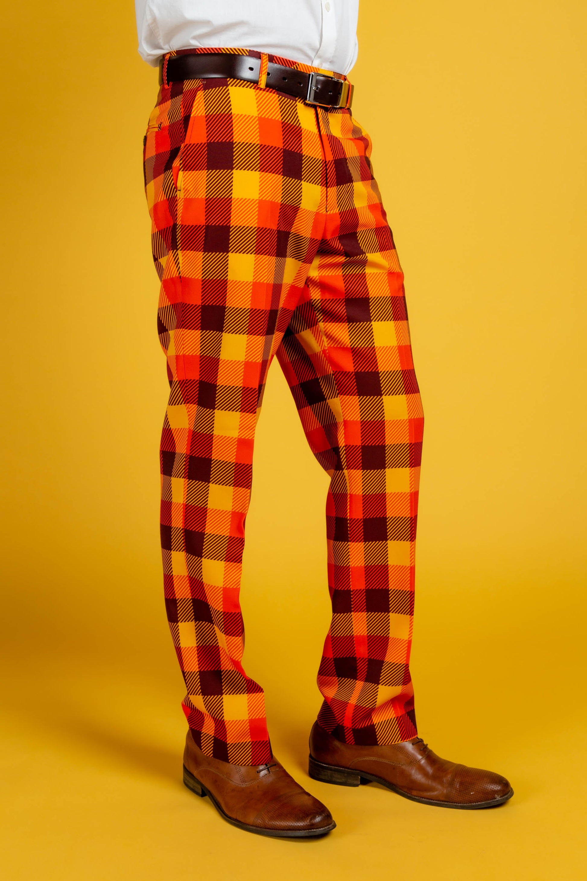  That 70s Pant | Thanksgiving Plaid Suit Pants
