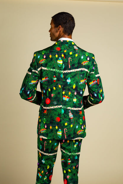  The Christmas Tree Camo | Mens Christmas Tree Print Suit