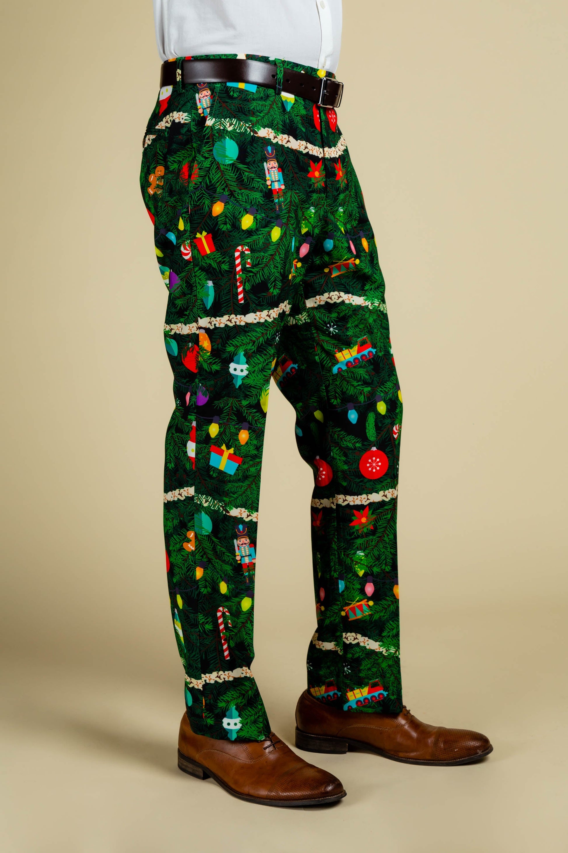  The Christmas Tree Camo | Men's Christmas Tree Print Pants