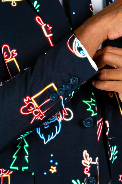  The Naughty Neon Noel | Neon Lights Christmas Suit