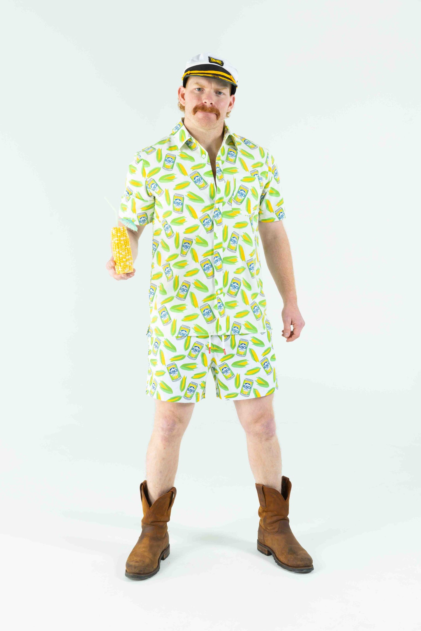  The Big Lump With Knobs | Busch Light Corn Hawaiian Shirt