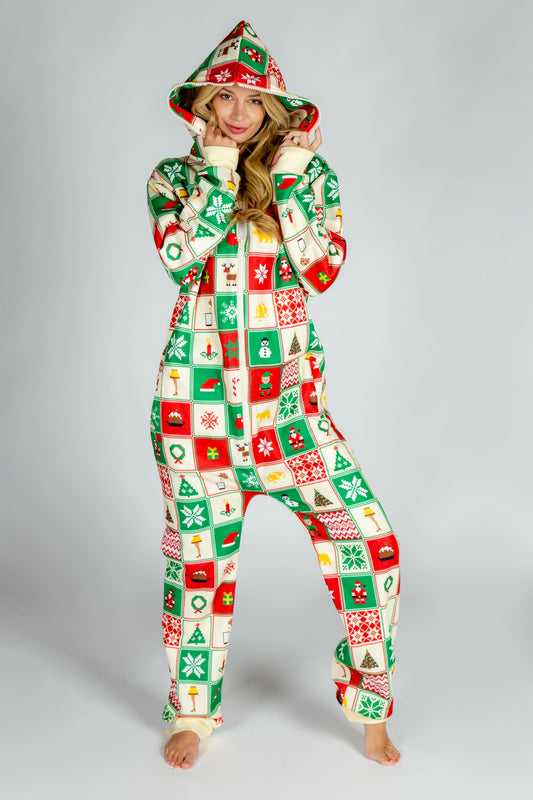  Grandmas Monstrosity | Ladies Unisex Quilt Pattern Christmas Onesie