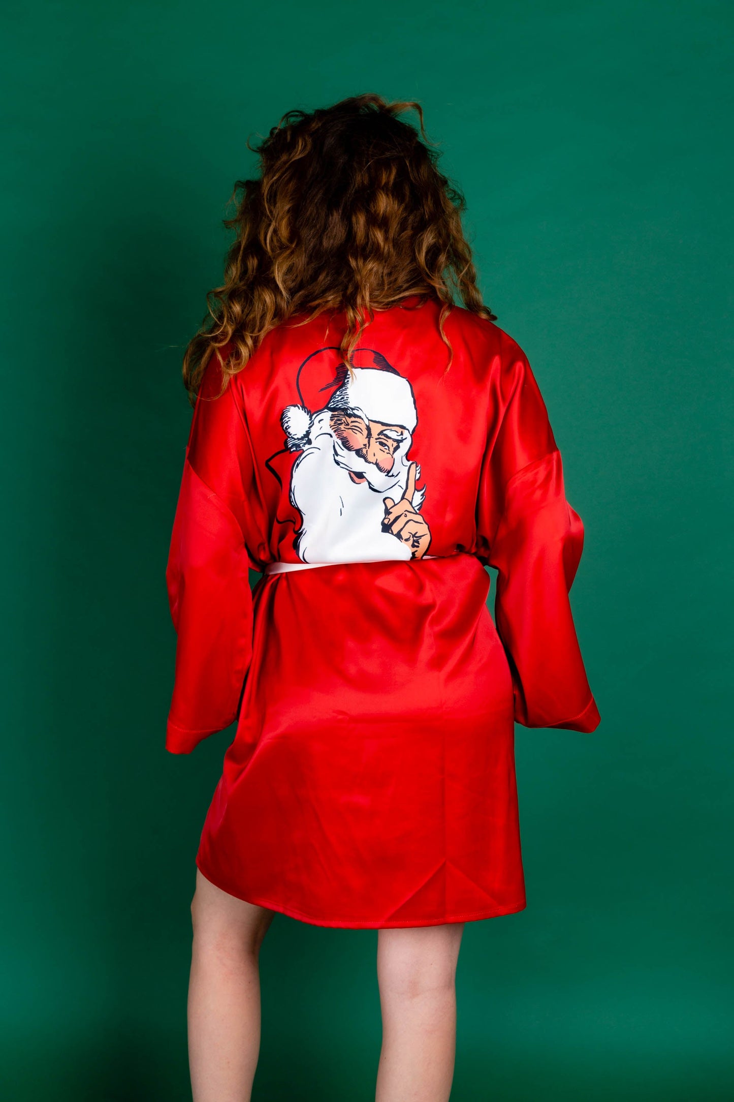  The Daddy Claus | Ladies Unisex Santa Christmas Kimono