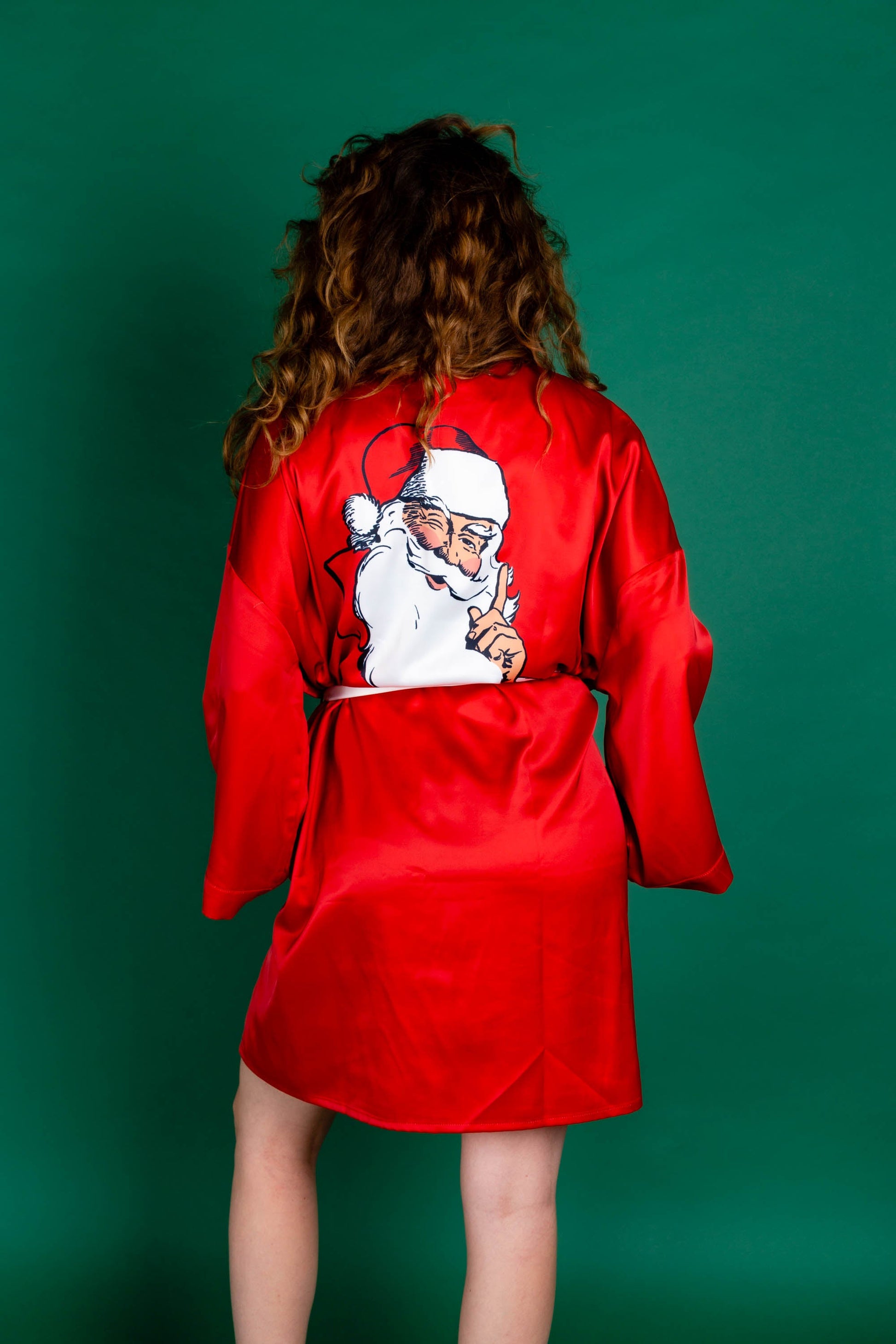  The Daddy Claus | Ladies Unisex Santa Christmas Kimono