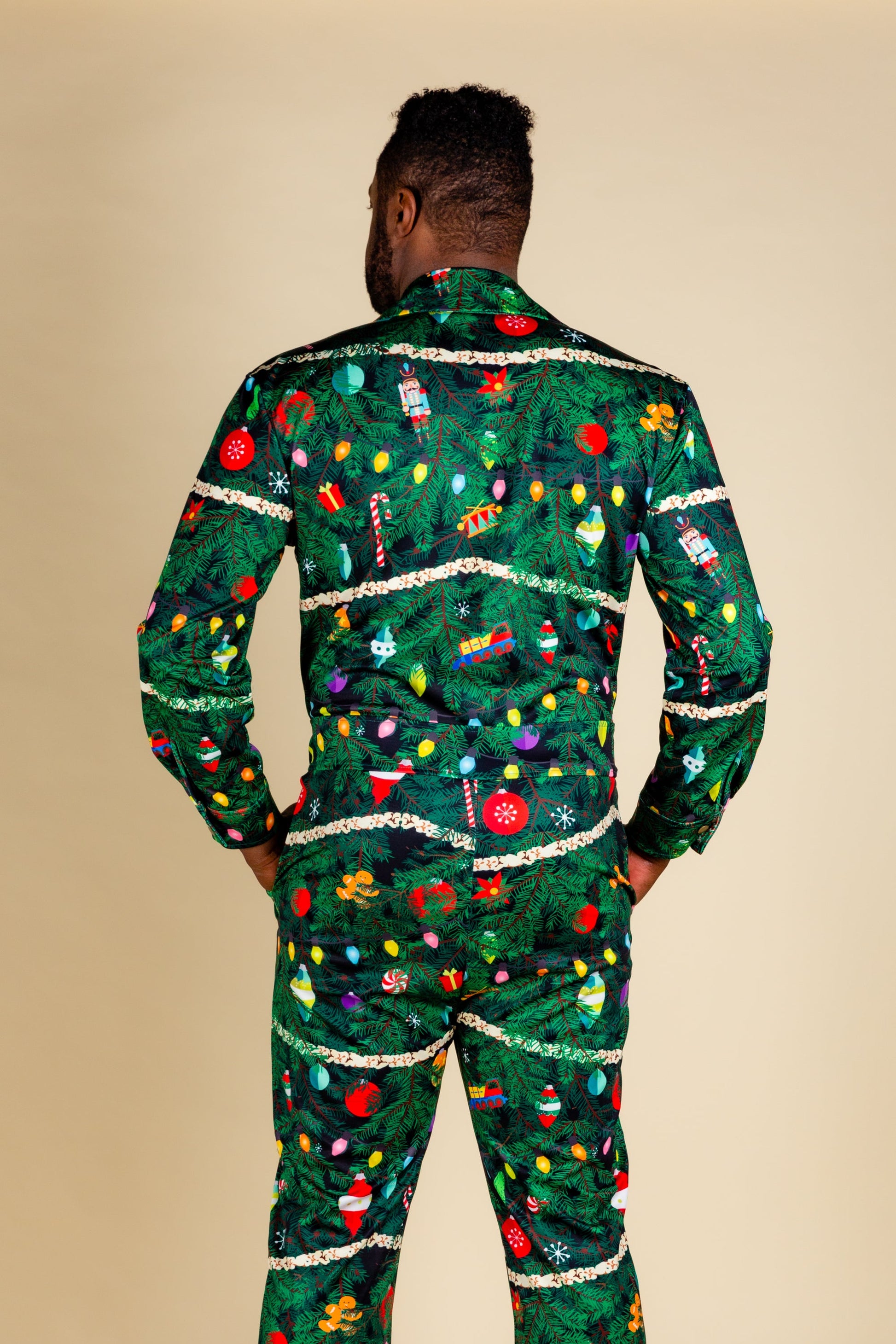 The Christmas Tree Camo | Christmas Tree Print Christmas Flight Suit