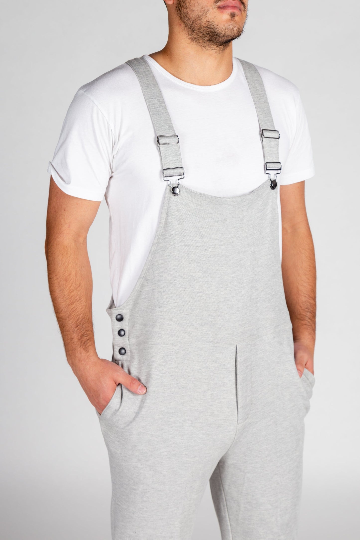  The Groutfit | Heather Grey Men's Pajamaralls®