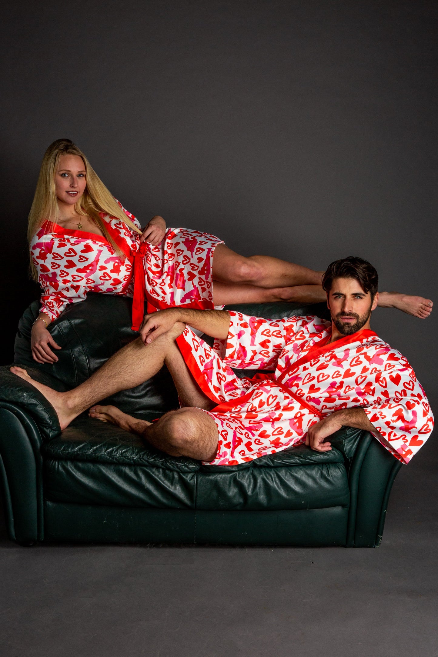  The Hot-Blooded Handbook | Ladies Valentine's Day Unisex Party Kimono