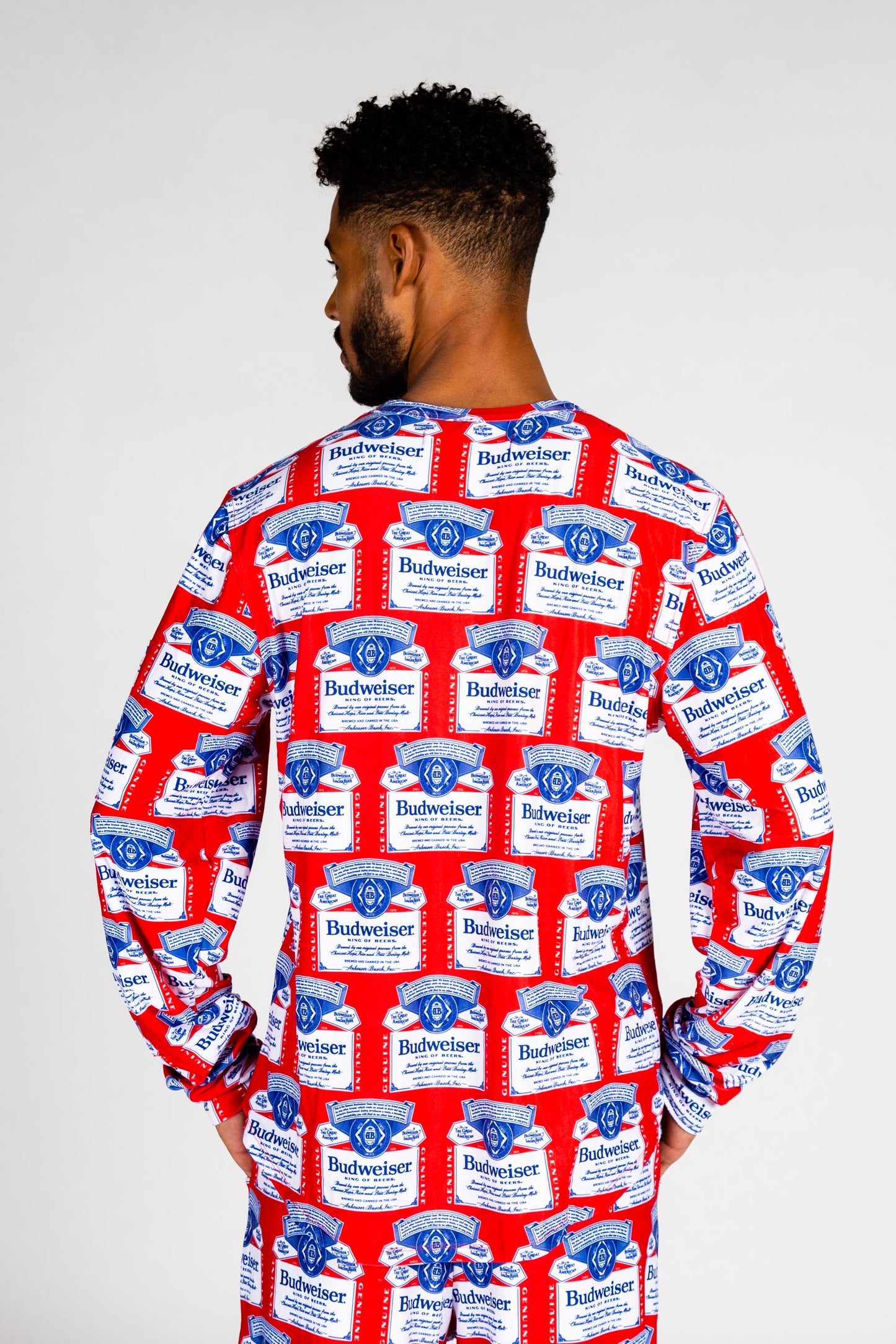 The Malt And Hops | Mens Budweiser Pajama Top