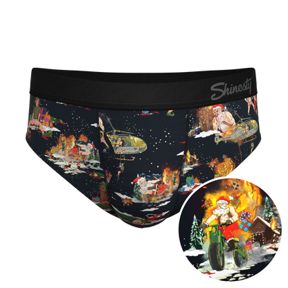  The 12 Slays Of Christmas | Christmas Scene Ball Hammock® Pouch Underwear Briefs