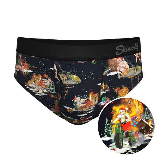  The 12 Slays Of Christmas | Christmas Scene Ball Hammock® Pouch Underwear Briefs