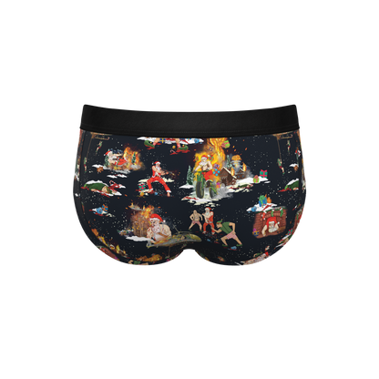  The 12 Slays Of Christmas | Christmas Scene Ball Hammock® Pouch Underwear Briefs