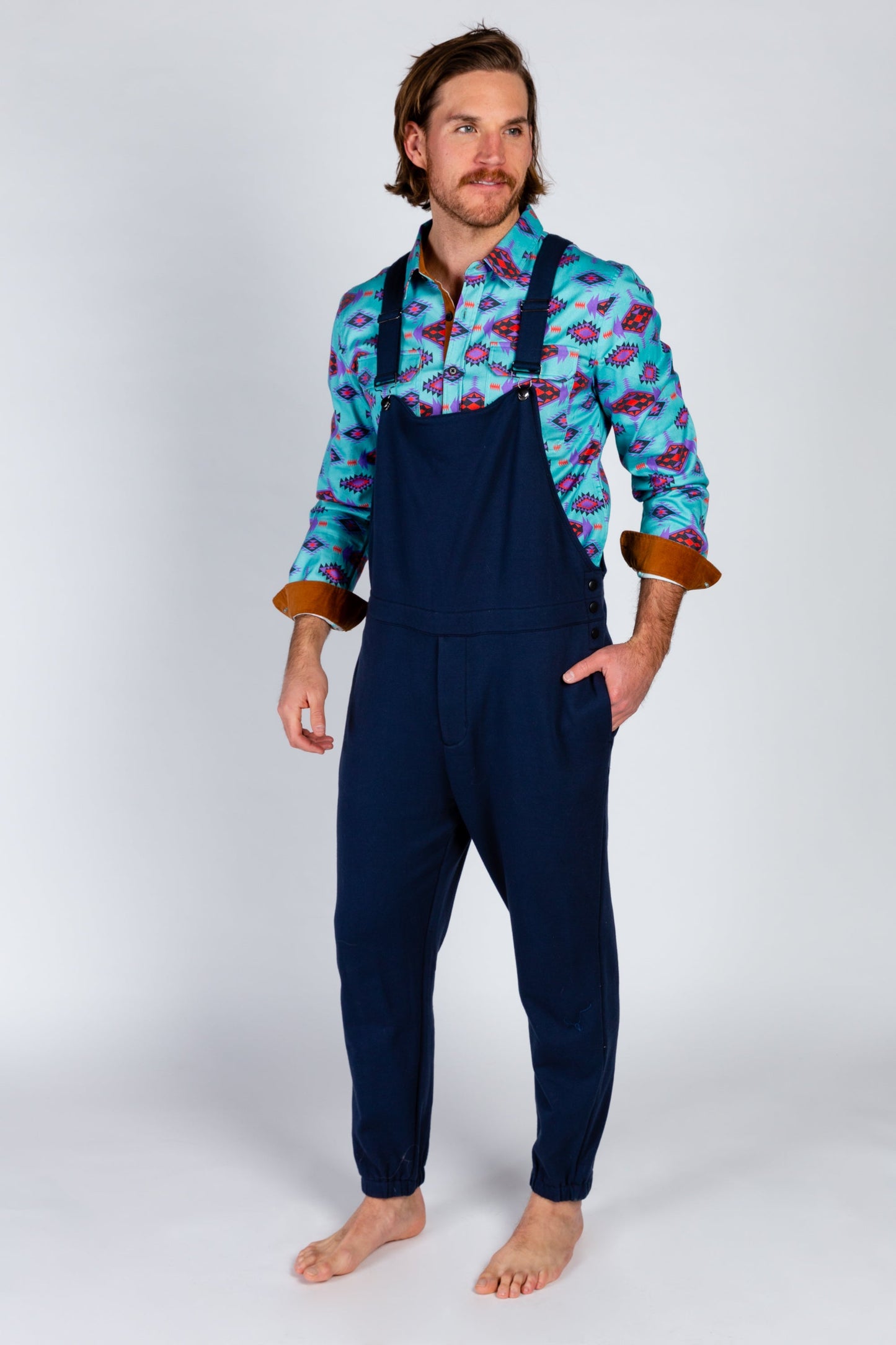  The Fuzzy Naval | Men's Navy Pajamaralls®