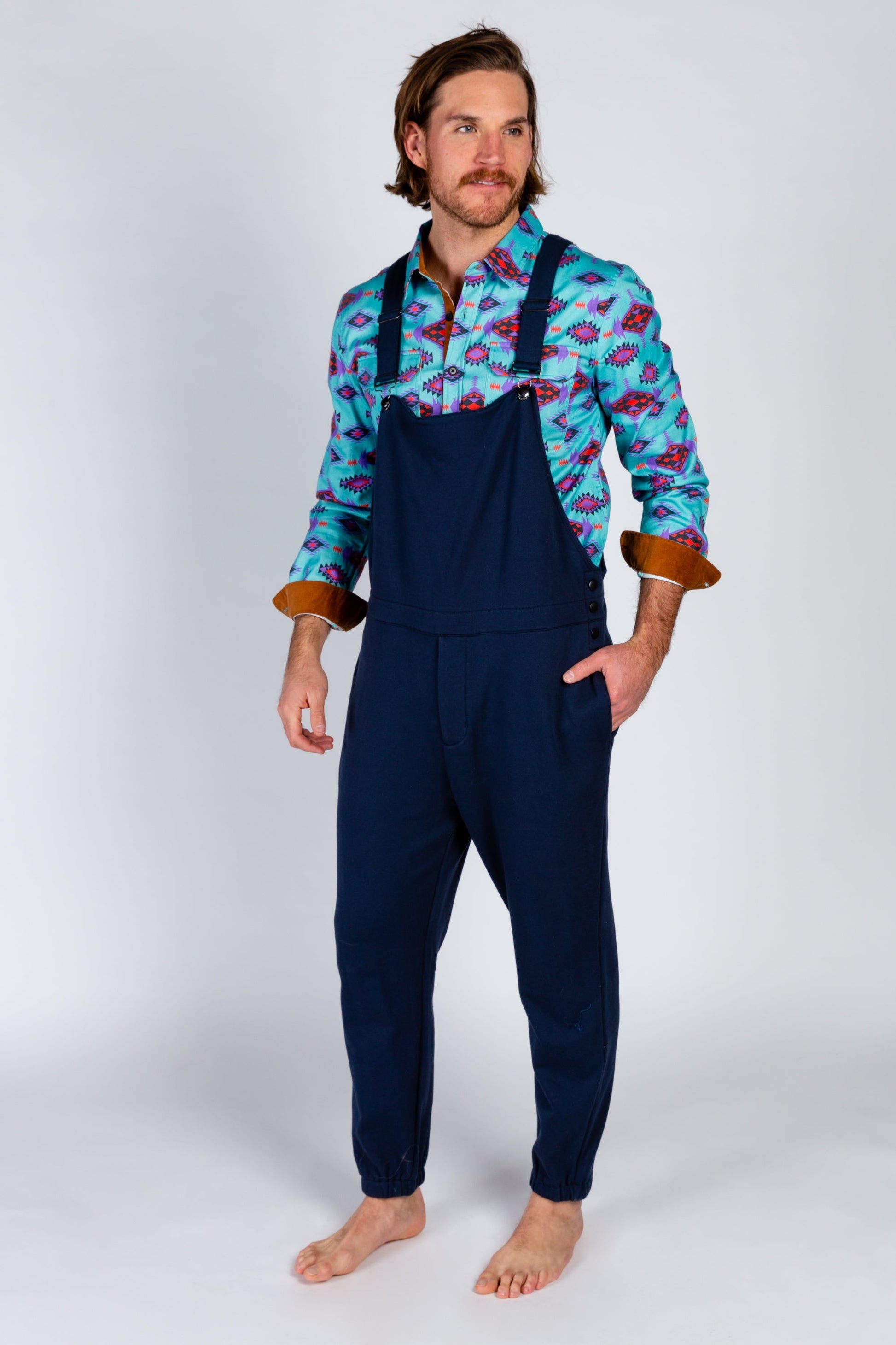  The Fuzzy Naval | Men's Navy Pajamaralls®