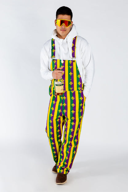  Beignets For Breakfast | Mardi Gras Overalls