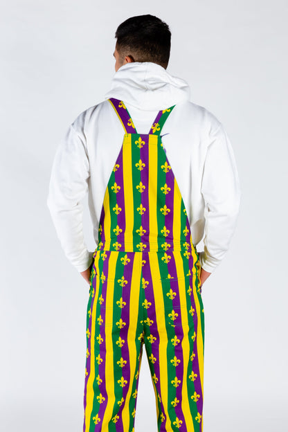  Beignets For Breakfast | Mardi Gras Overalls