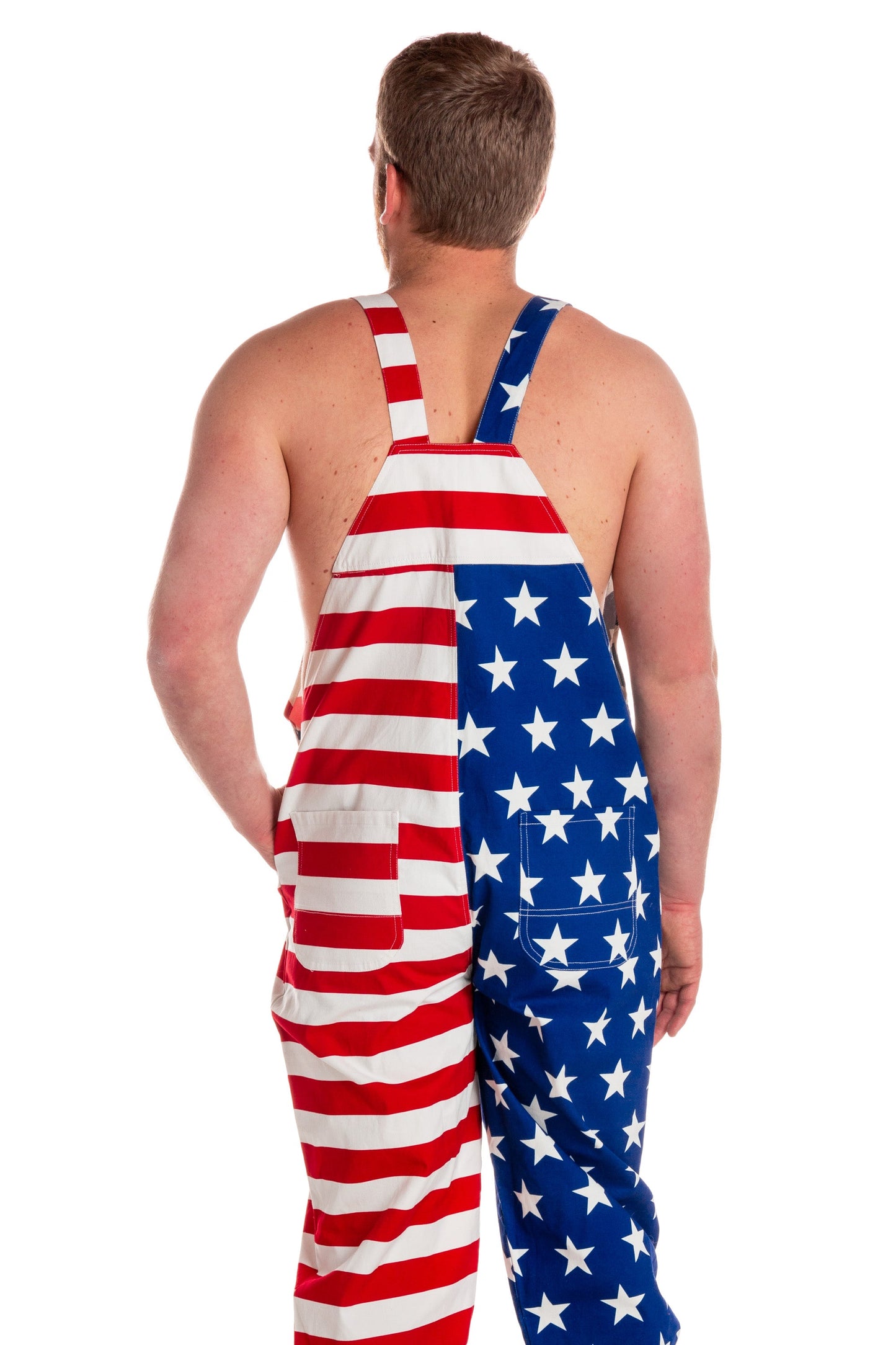  The Screamin Eagles | American Flag Overalls