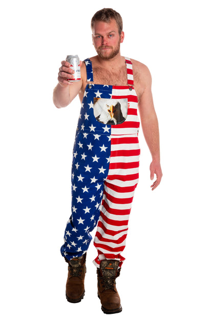  The Screamin Eagles | American Flag Overalls