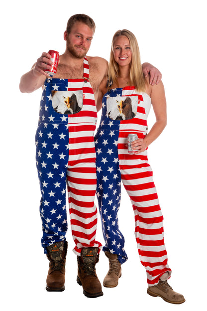  The Screamin Eagles | American Flag Overalls