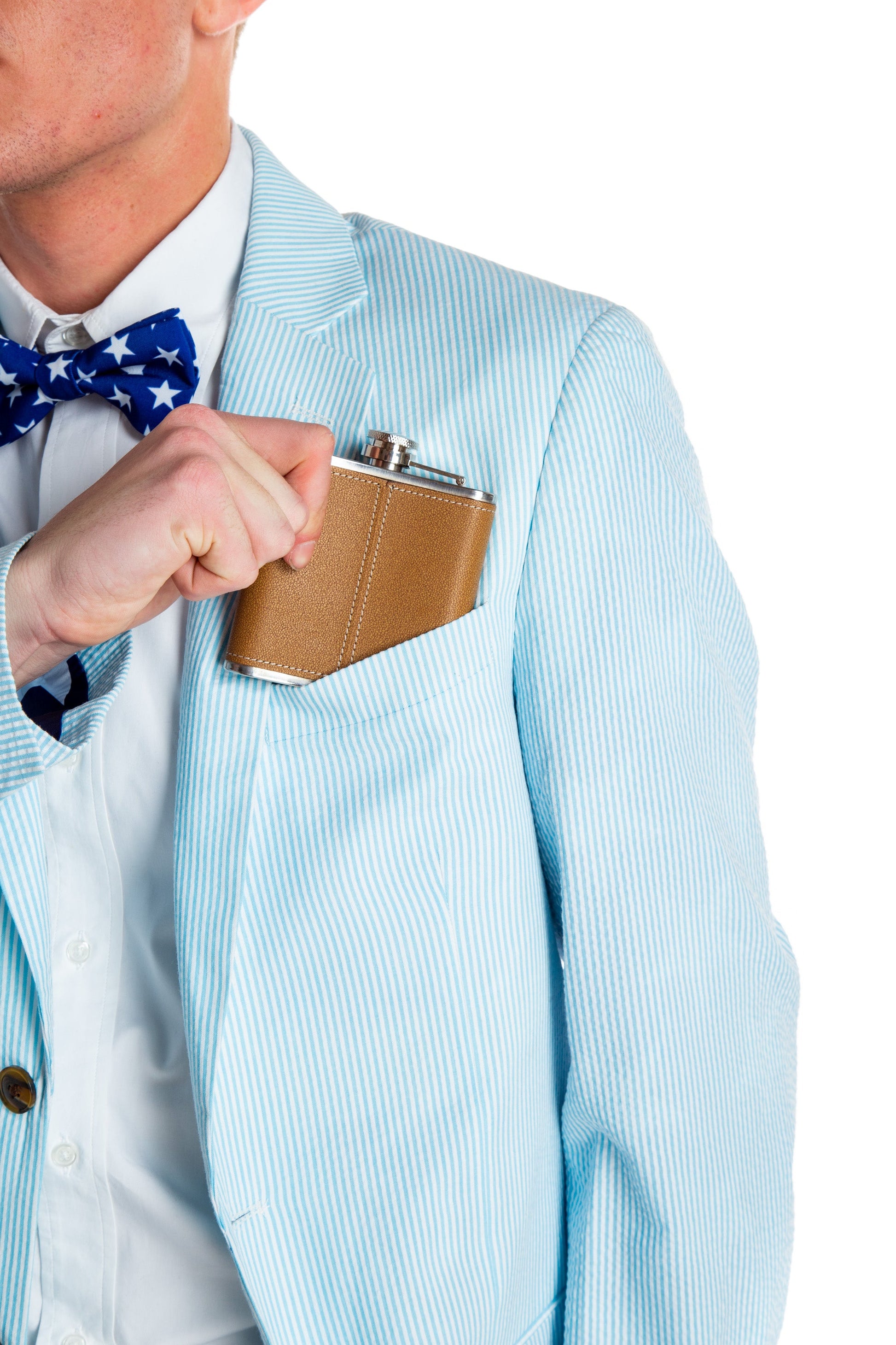  The Baby Azul | Blue USA Seersucker Suit