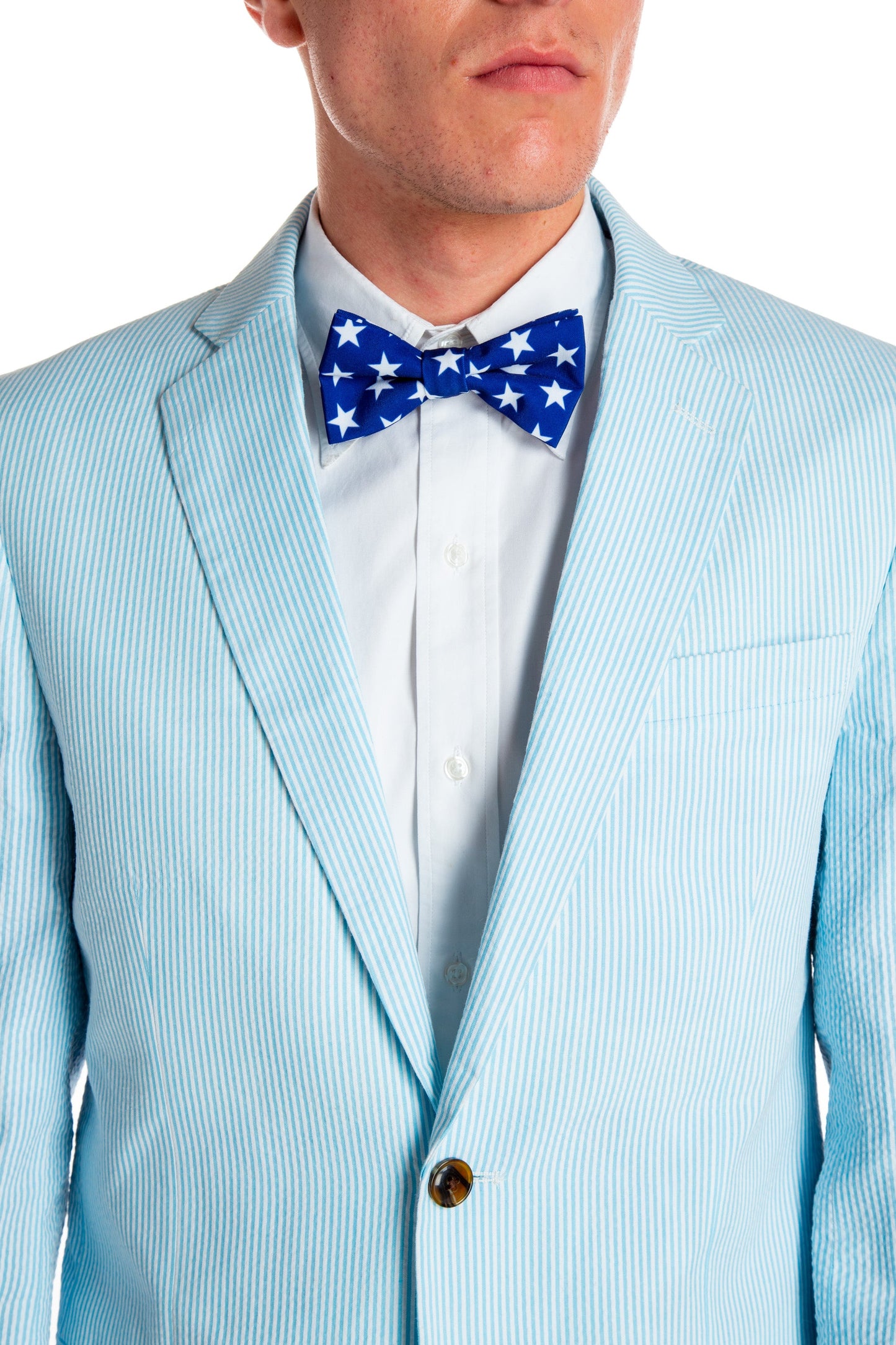  The Baby Azul | Blue USA Seersucker Suit