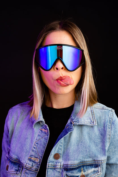  The Black Holes | Black Frame Machos Sunglasses
